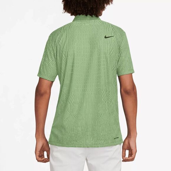 Nike Dri-FIT ADV Tour Textured Golf Polo Green - Picture 3 of 8